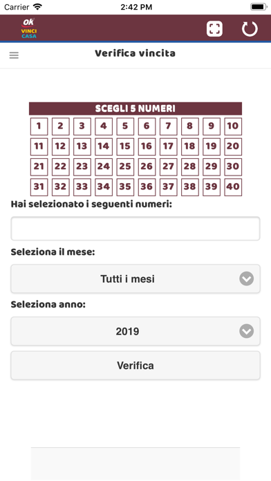 Estrazioni VinciCasa Screenshot