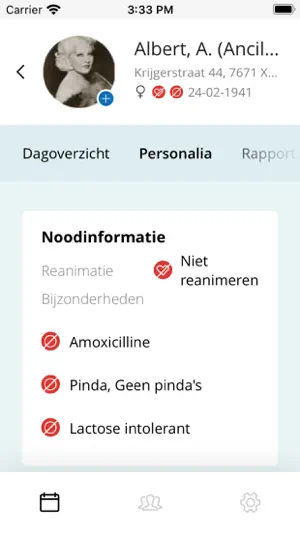 De Zorgapp screenshot 2