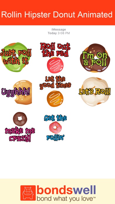 Screenshot #2 pour Rollin Hipster Donuts Animated