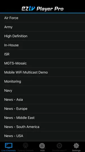 EZ TV Player screenshot 1
