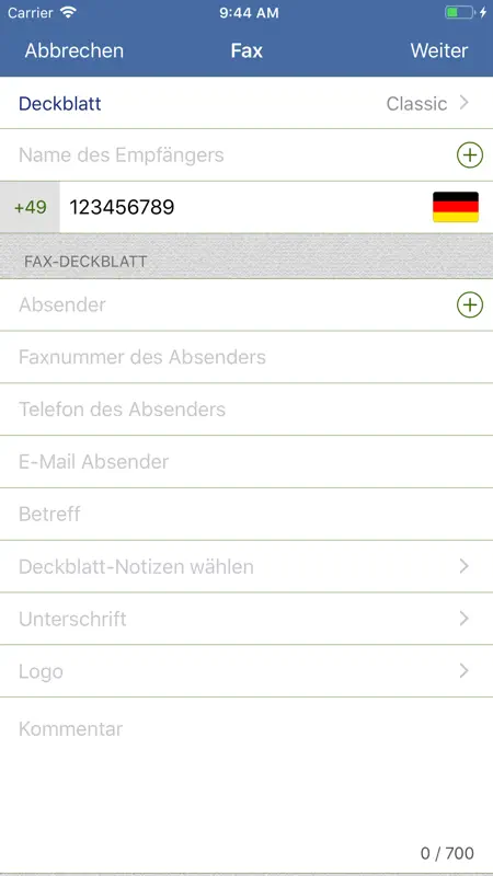 FAX.de FAX-it! screenshot 2 of 5