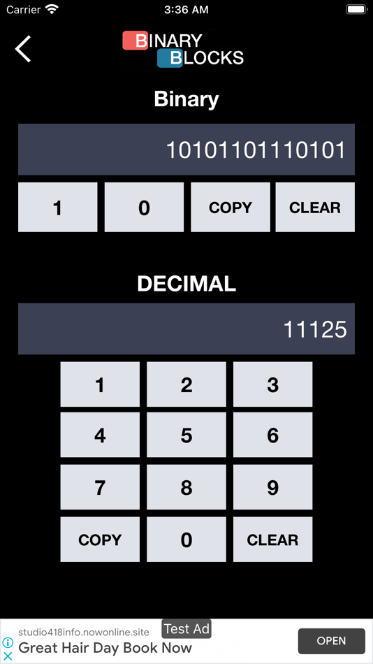 #6. Binary Blocks (iOS) Podle: SikYi Chan