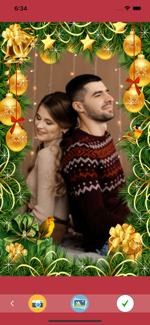 ‎Make Christmas Postcards Screenshot