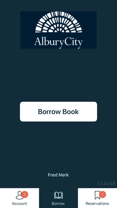 Screenshot 1 of Albury Libraries Mobile Loans App