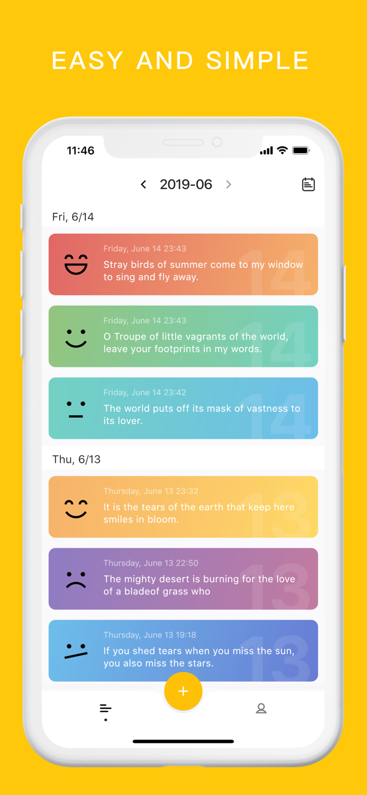 MoodPress screenshot 1