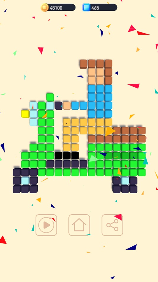 #2. Cubes art - unique puzzle (iOS) Podle: AA2G1 LTD