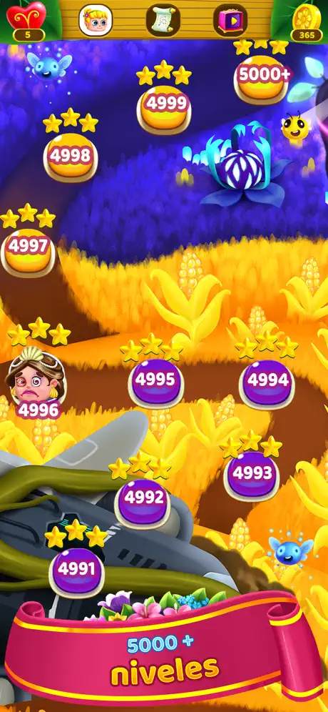 Flower Games - Bubble Shooter