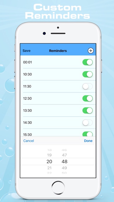 iWater - Water Reminder Screenshot