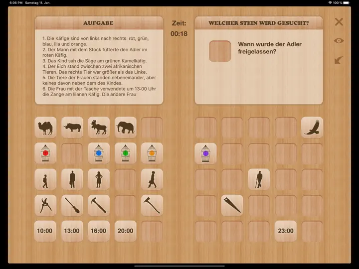 Screenshot von Wer War Es? - Das Logik-Puzzle auf dem iPhone 1
