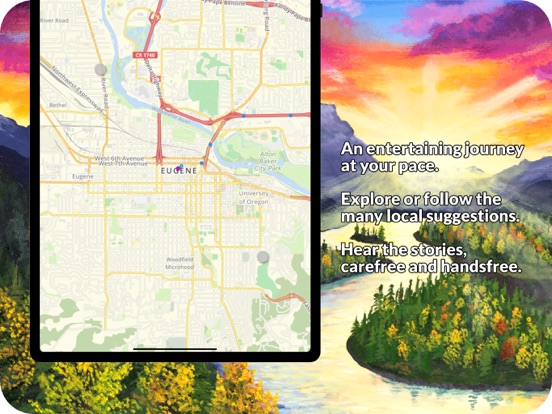 Central Cascades iPad screenshot 1 - Travel app