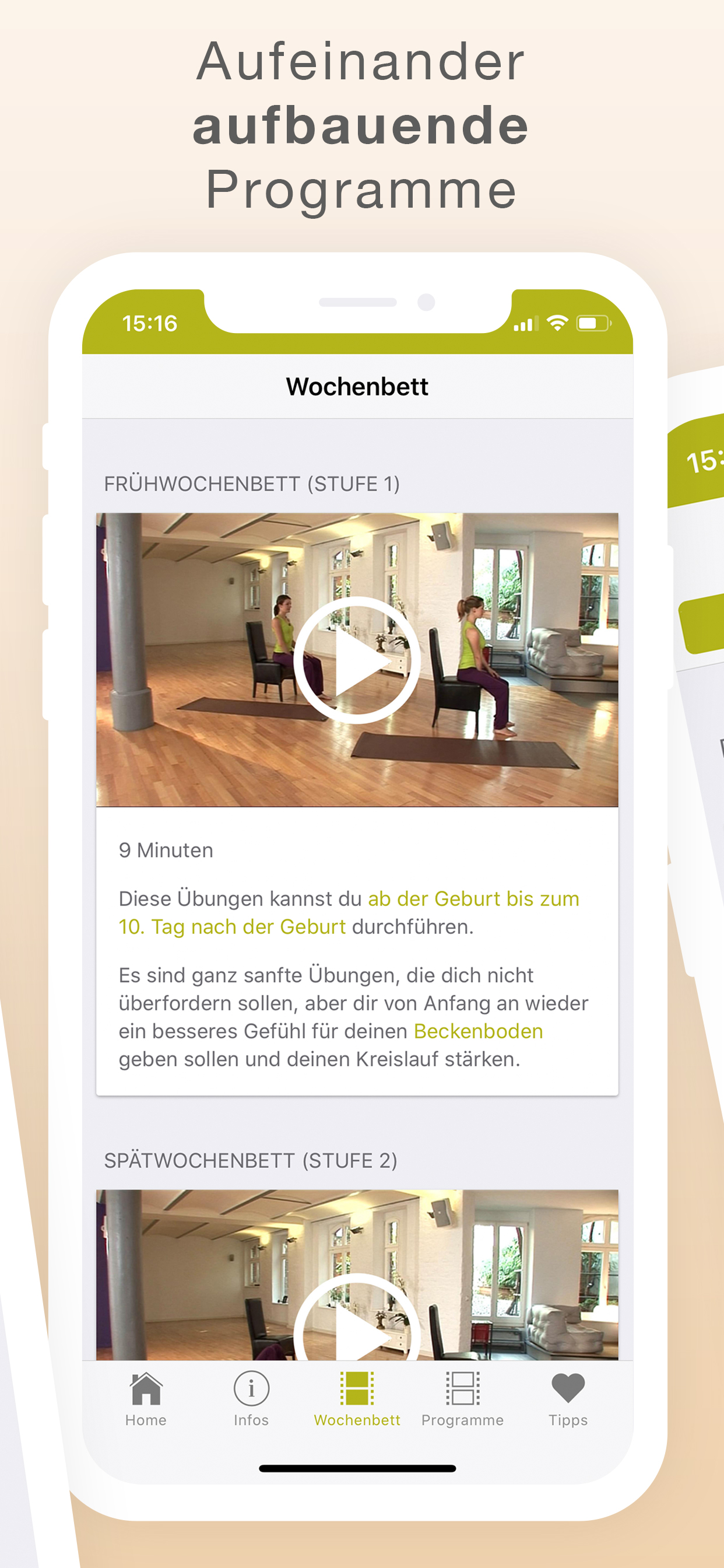 Rückbildung nach der Geburt