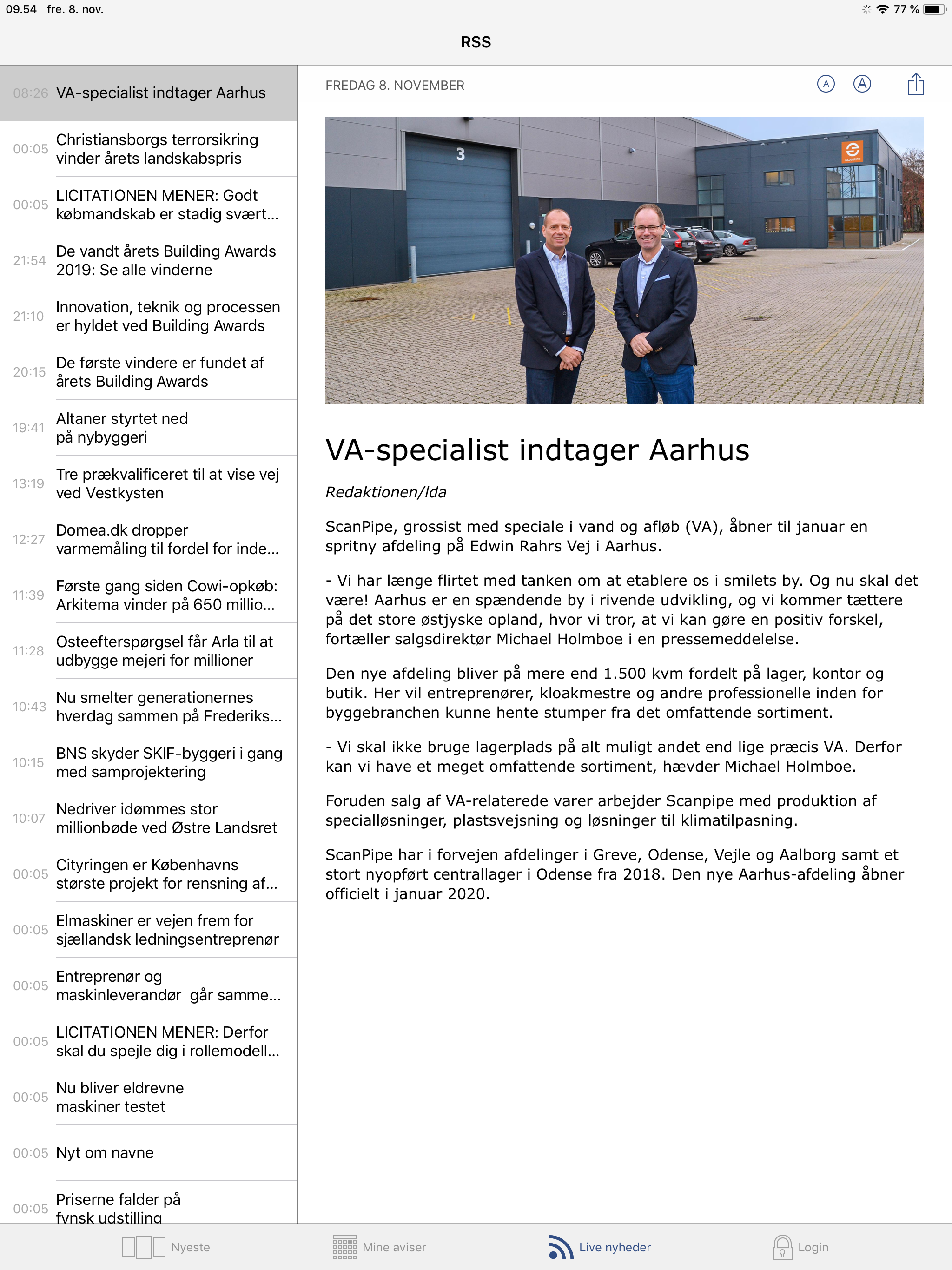 Licitationen E-avis