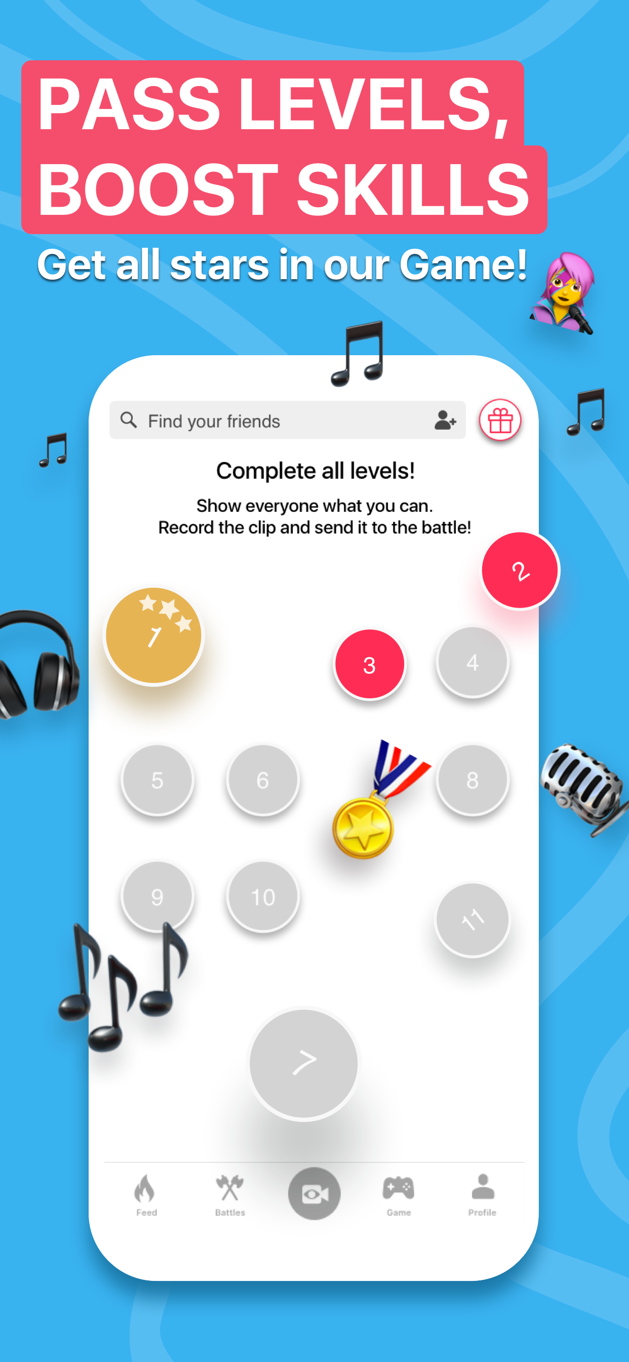 MuStar Kids Lip Sync Tik Game screenshot 3