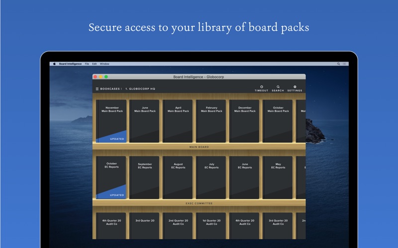 Board Intel app screenshot