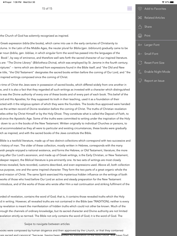 Screenshot #6 pour Catholicpedia