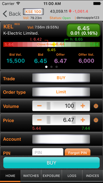 FDM iTick screenshot