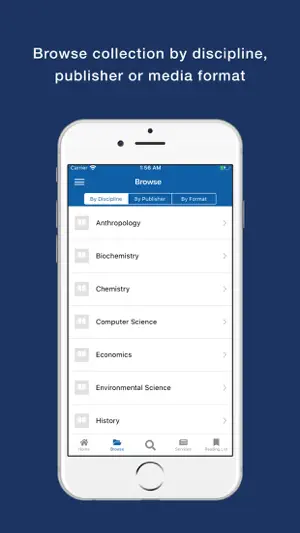 KREA eLibrary screenshot 2