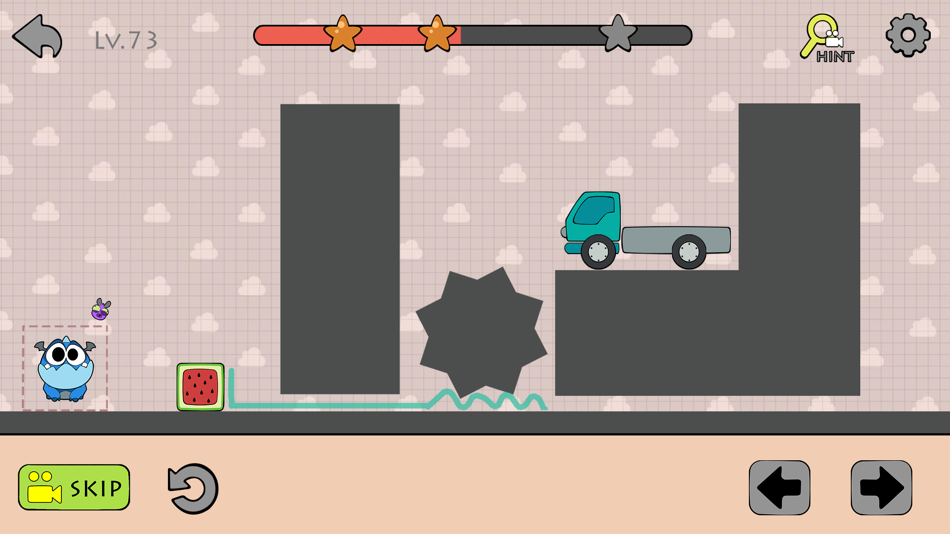 #1. Dino Brain - Draw Physics Line (iOS) Podle: ICEBEAR., JSC
