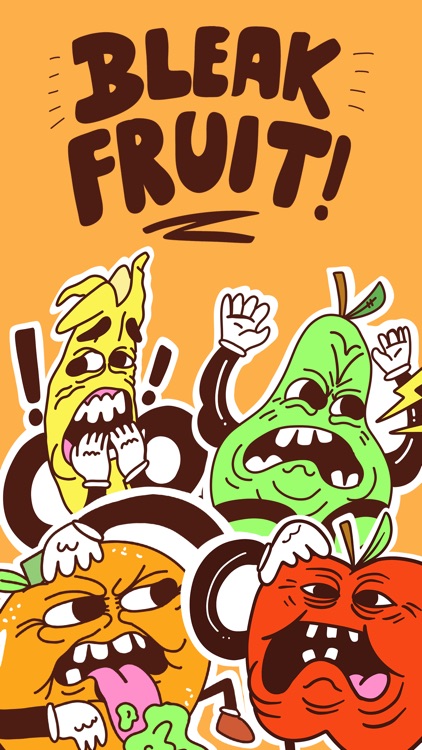 Bleak Fruit Stickers