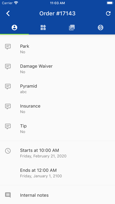 DRS Driver App Screenshot