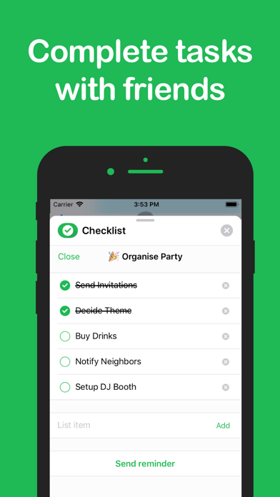 Screenshot #2 pour Checklist - Todo - Tasks