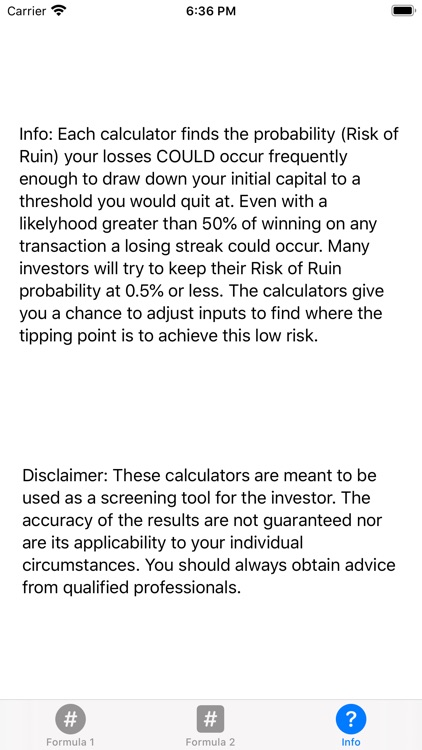 Risk of Ruin