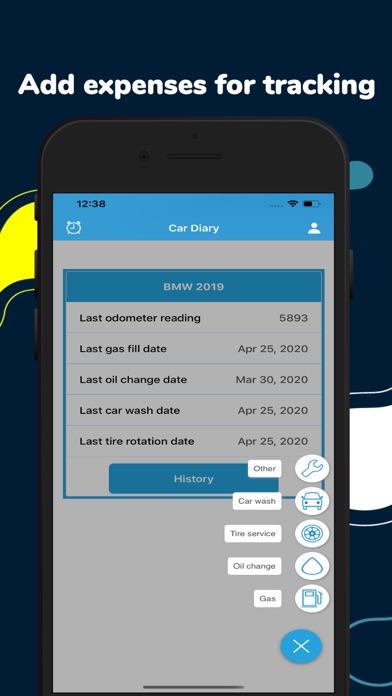 Screenshot #2 pour Car Diary - All about your car