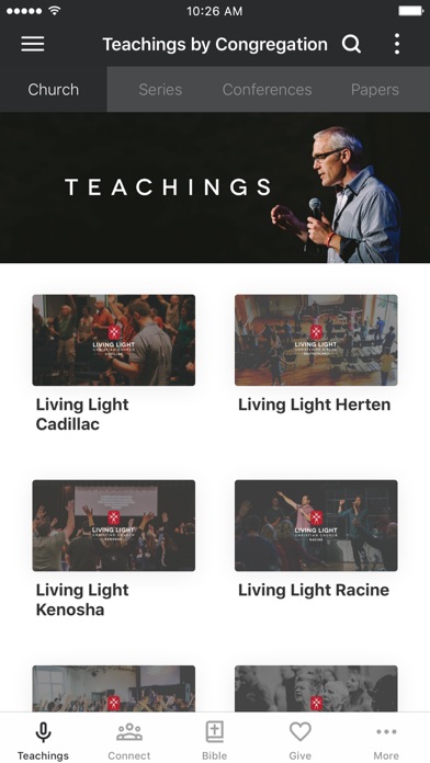 Living Light Christian Church Screenshot