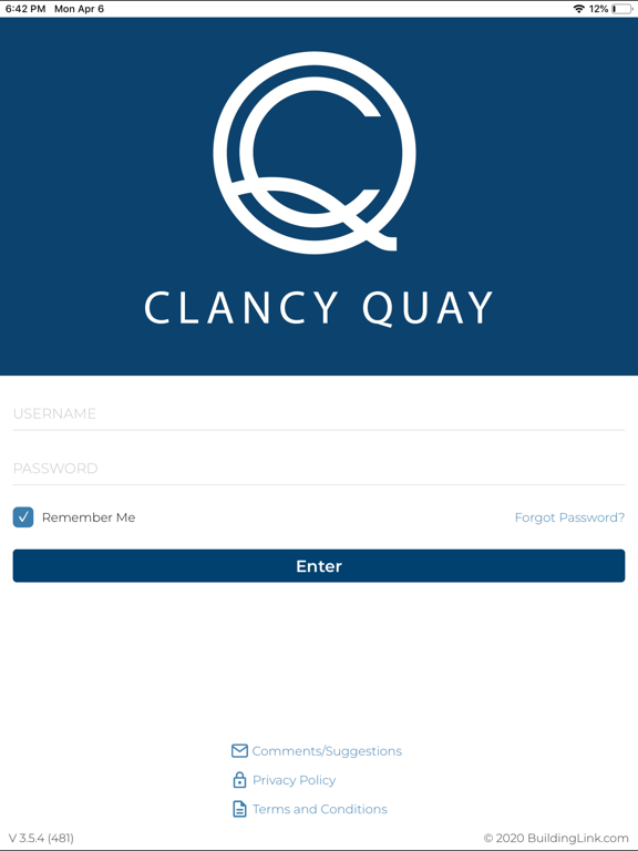 Screenshot #4 pour Clancy Quay Resident App