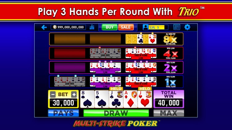 Multi-Strike Poker™ screenshot-5