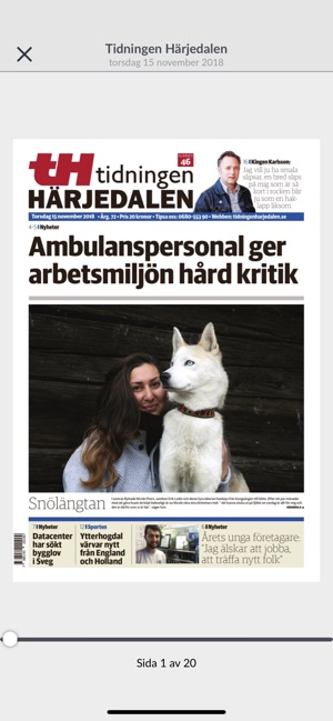 Tidningen Härjedalen e-tidning(圖3)-速報App