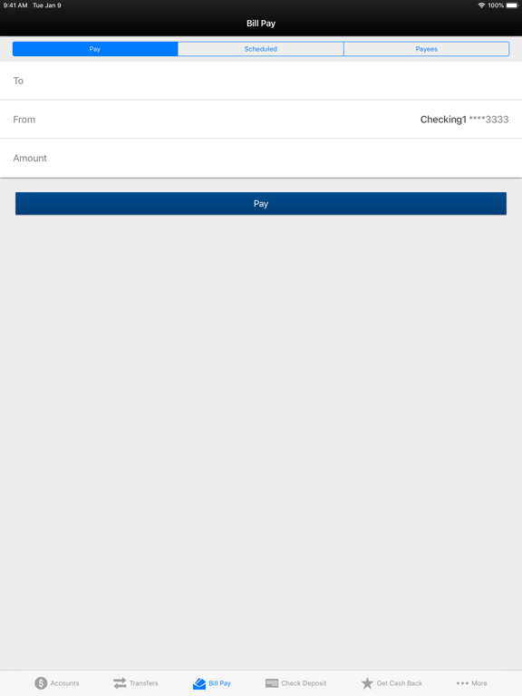 PriorityONE Credit Union of Fl iPad screenshot 5 - Finance app