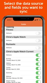 health app to strava sync iphone screenshot 4