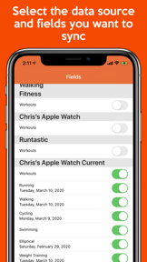 Health App to Strava Sync screenshot