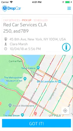 Mobility Cloud Driver screenshot 2