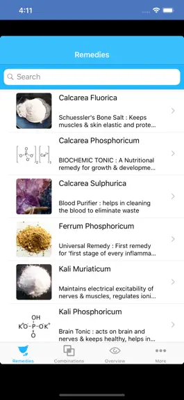 Game screenshot Biochemic Tissue Salts apk