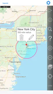 radius on map iphone screenshot 1