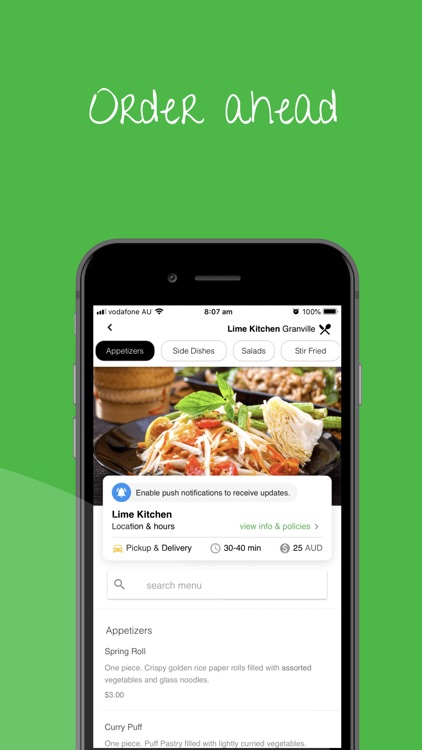 Lime Kitchen Food Ordering