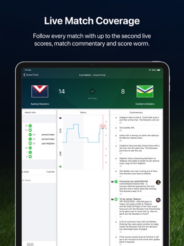 League Live for iPad: NRL newsのおすすめ画像1