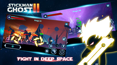 Screenshot #2 pour Stickman Ghost 2: Galaxy Wars