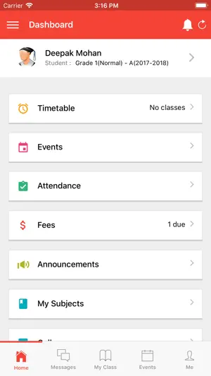 Fedena Mobile App screenshot 4