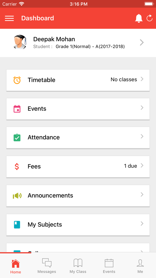 #4. Fedena Mobile App (iOS) Podle: Foradian Technologies