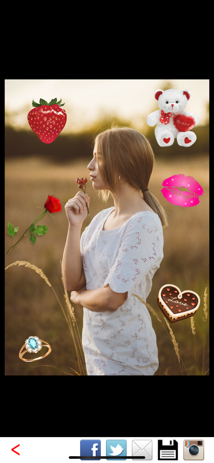 Love Camera Art - Wish Card