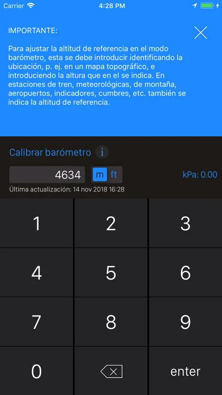 Altímetro+ screenshot 2 of 4
