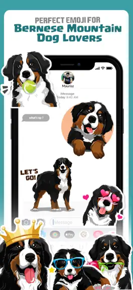 Game screenshot Bernese Mountain Dog Emoji mod apk