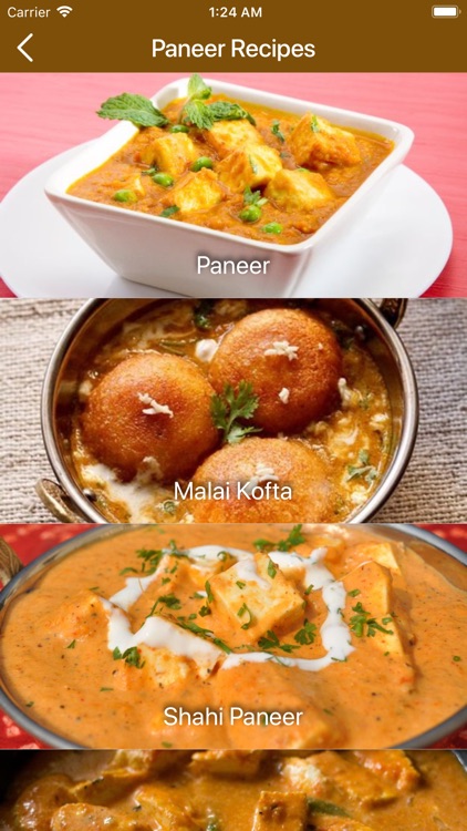 Paneer Thali in English screenshot-3