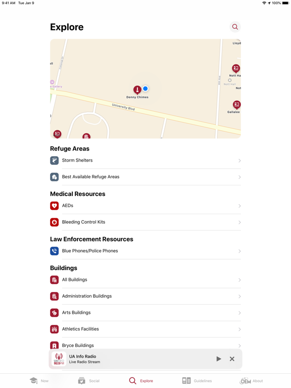 UA Safety iPad screenshot 5 - Reference app