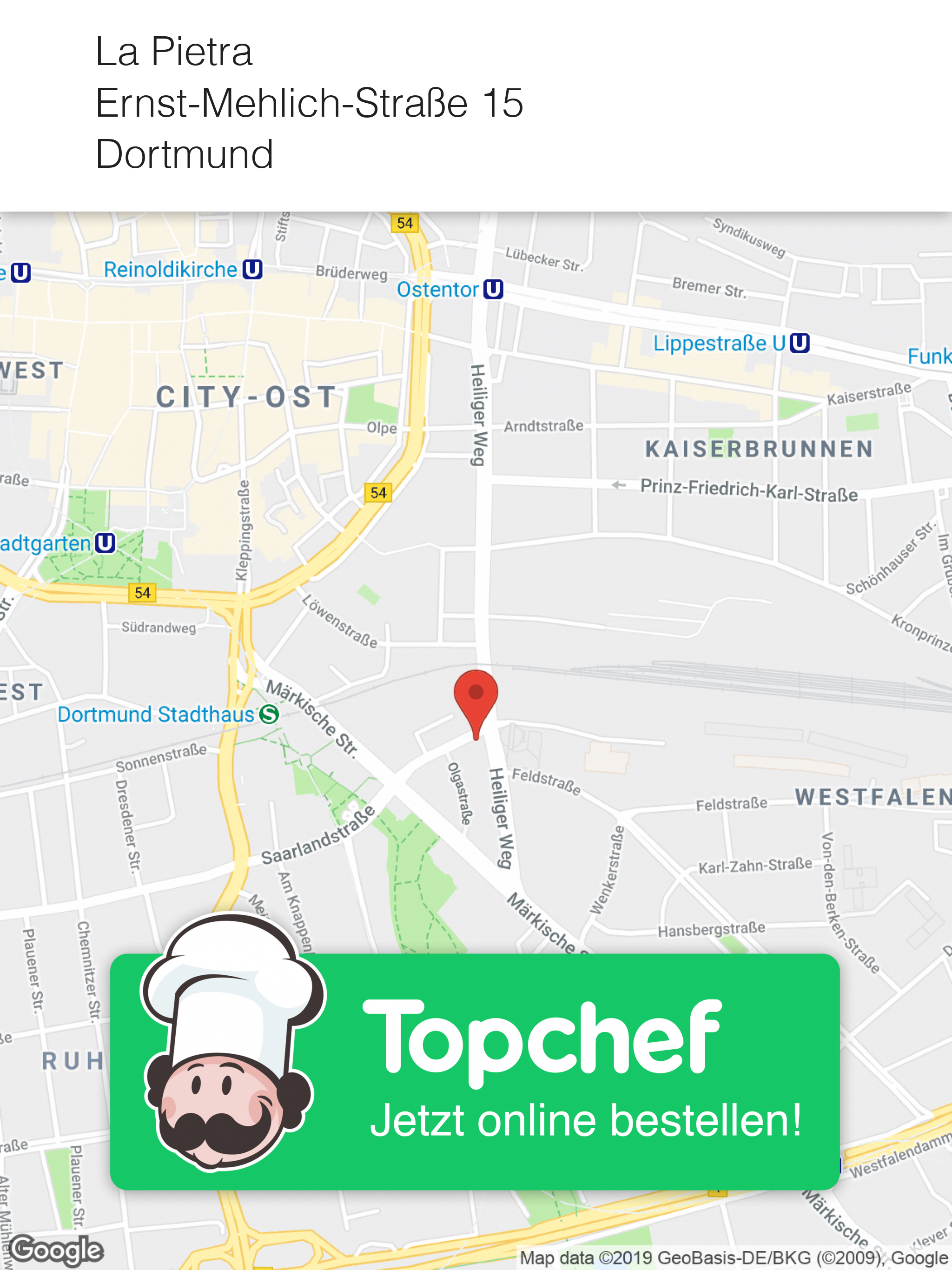Pizzeria La Pietra Dortmund