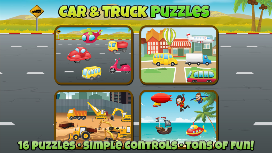 Car and Truck Puzzles For Kids - 4.1 - (iOS)