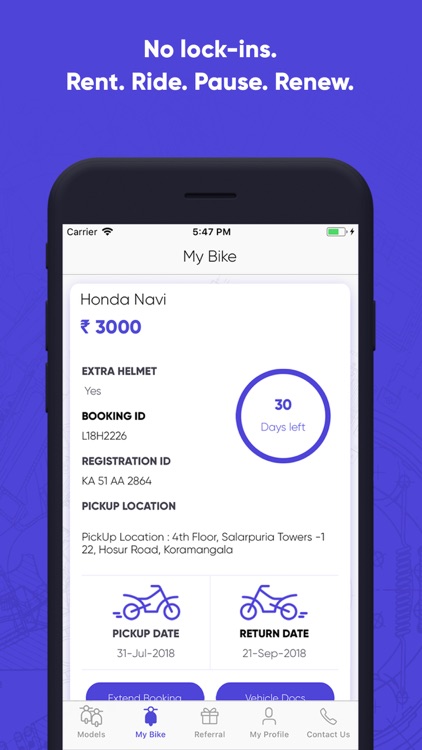 Ontrack - Monthly Bike Rental